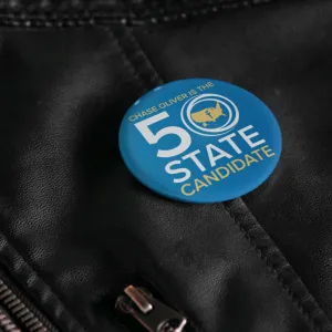 50 state candidate - Chase Oliver Buttons large 2.2'' (5-pack)