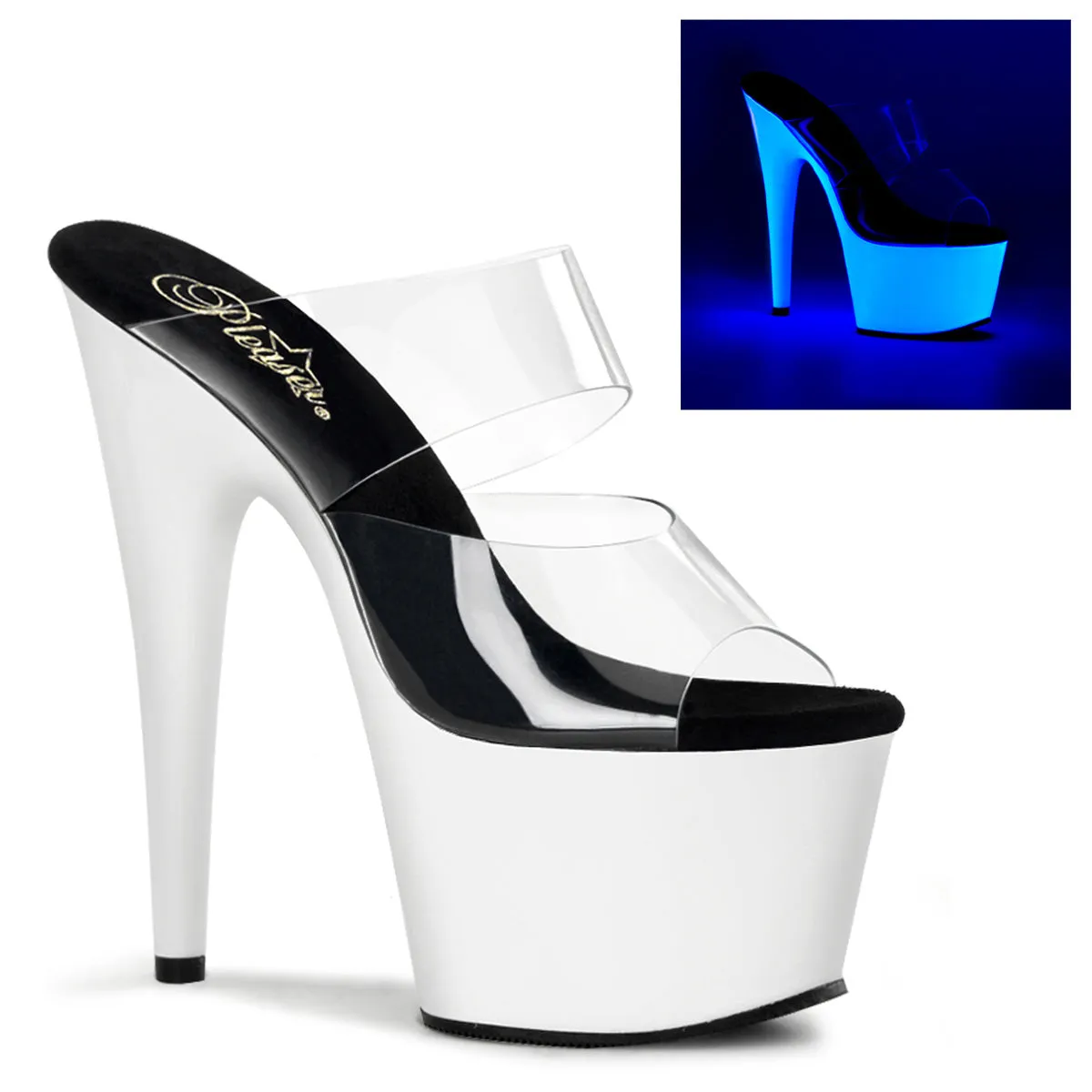 6 1/2" Stiletto Neon Platform (ADORE-702UV)