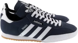 Adidas Originals Trainers Mens Samba Suede Navy White