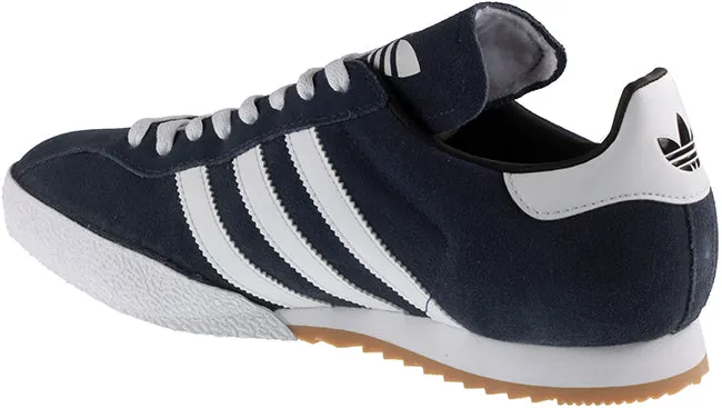 Adidas Originals Trainers Mens Samba Suede Navy White