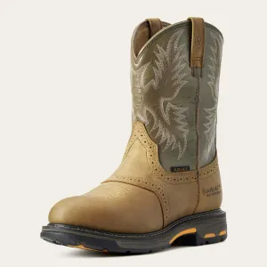 Ariat WorkHog Waterproof Work Boot in Aged Bark