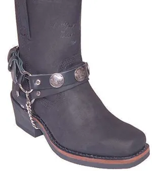 Buffalo Nickel Boot Straps #BS101BN