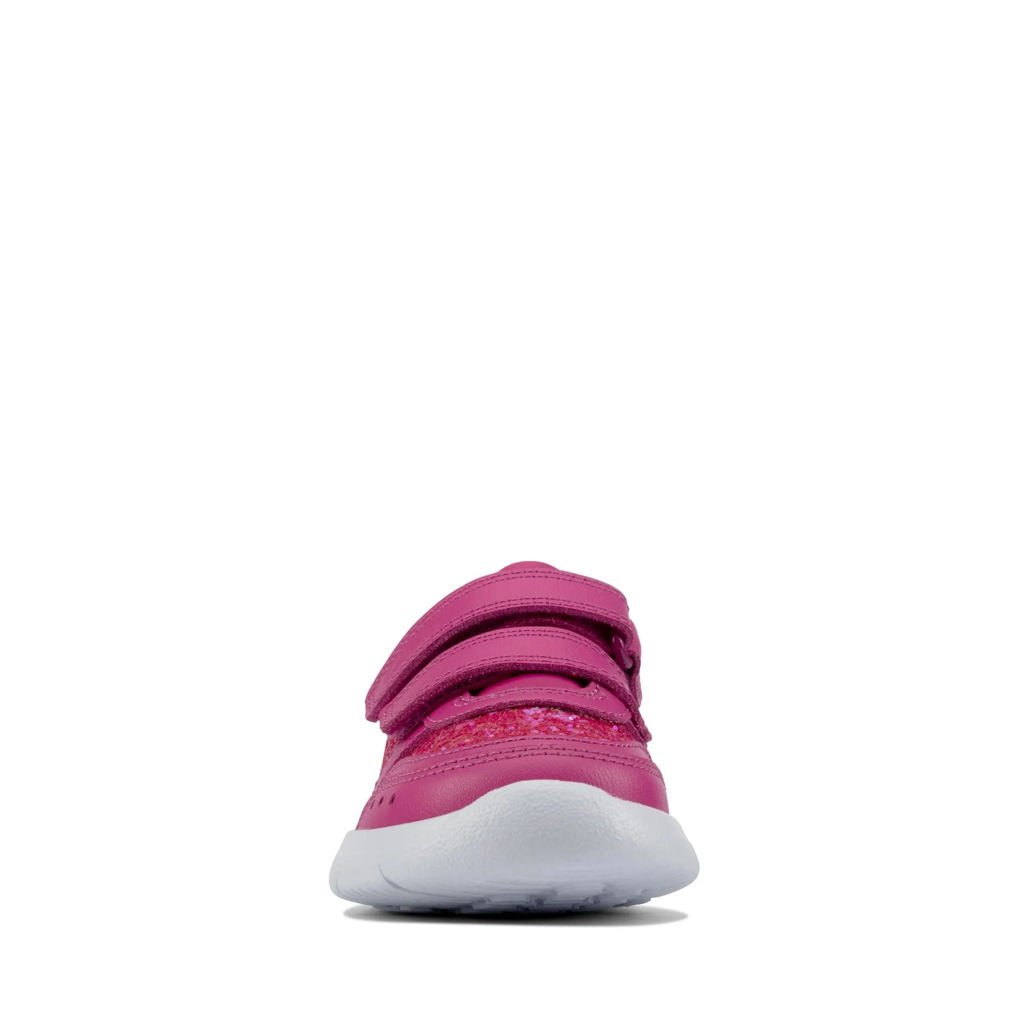 Clarks Ath Sonar T Lipstick Pink Leather