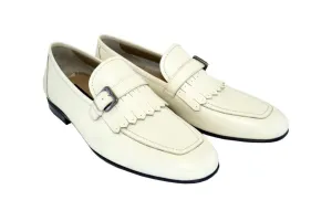 Corrente Deerskin Slip-On Loafer Beige