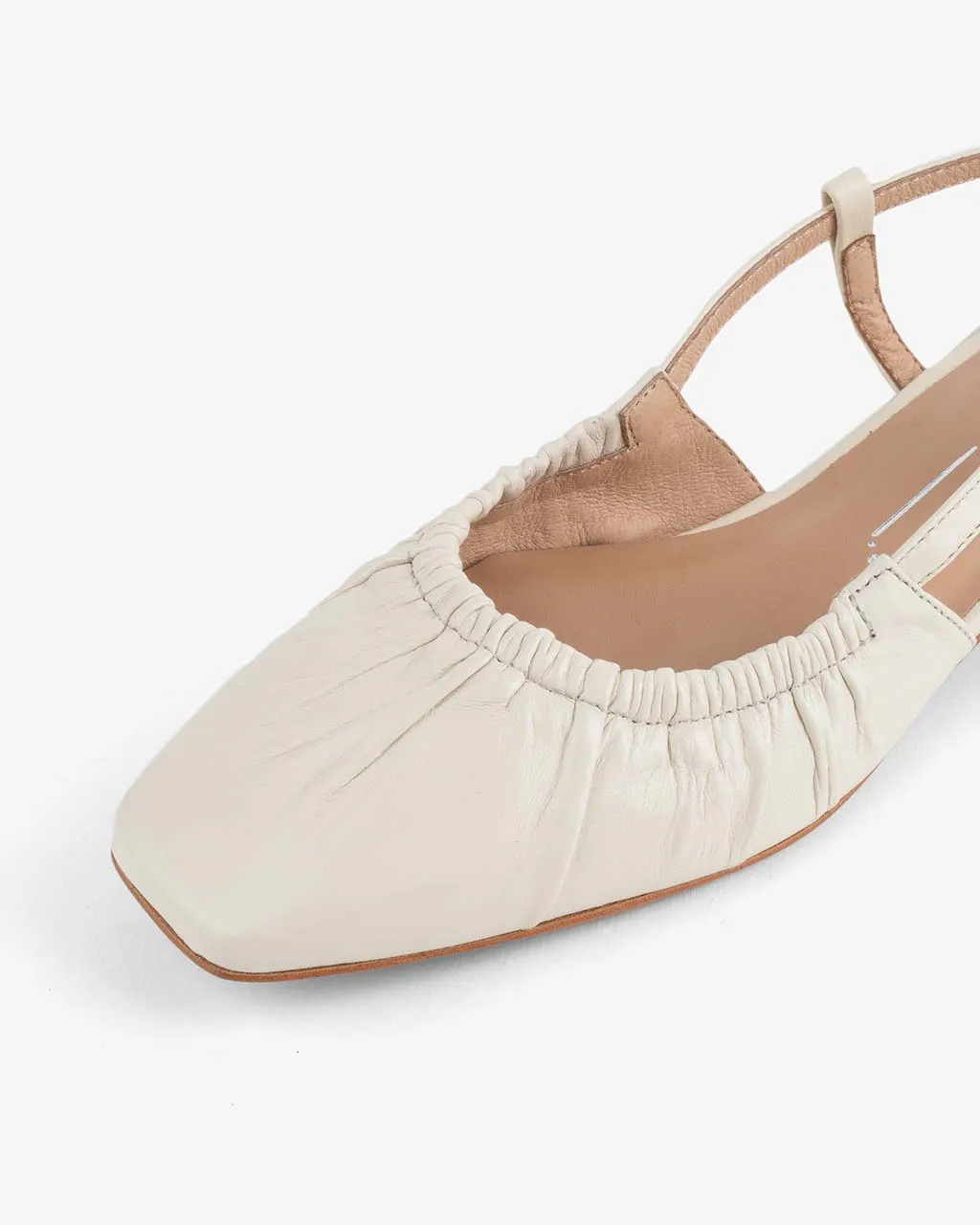 Daff Sling Back Shoe - Creme