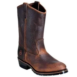 Double H Boots: Men's Brown USA-Made 2522 Western 11-Inch Cowboy Boots