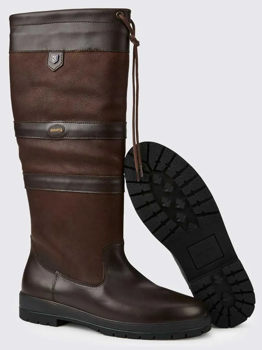 DUBARRY Galway Waterproof Leather Country Boots - Mocha