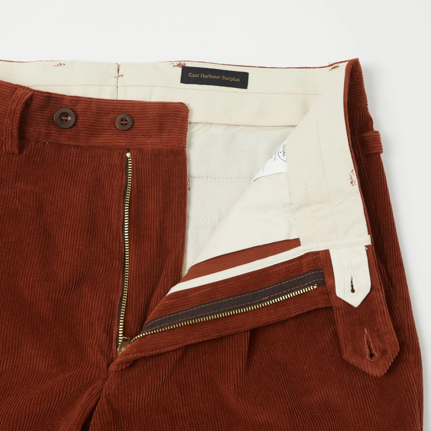 East Harbour Surplus Barry Corduroy Trouser - Rust