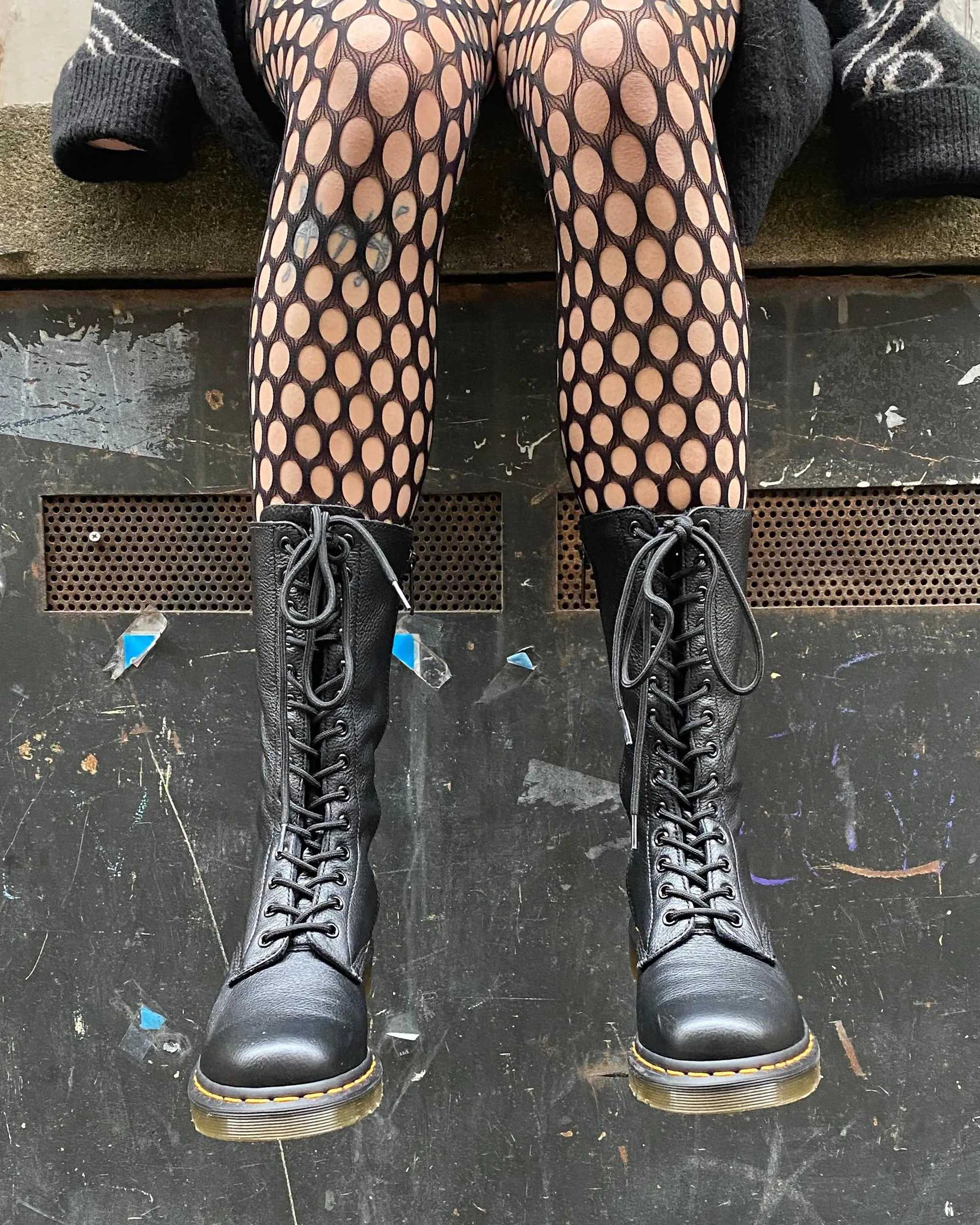 Leather mid-calf boots 1B99 Virginia Dr. Martens