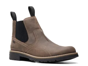 Morris Chelsea Clarks boots, taupe