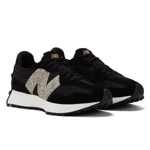 New Balance 327 Womens Animal Print Black Trainers