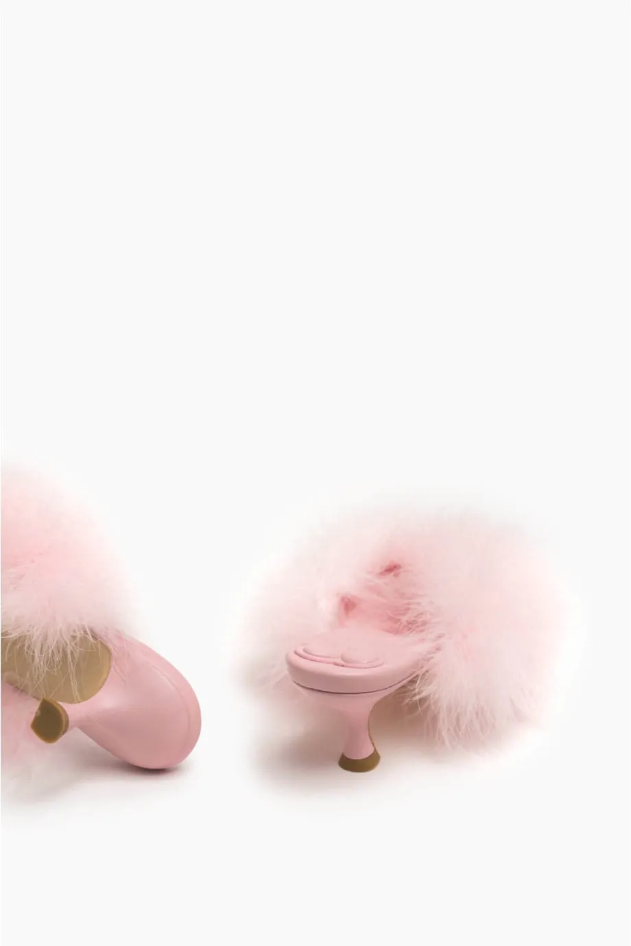 Pom Kitten Heel Mules