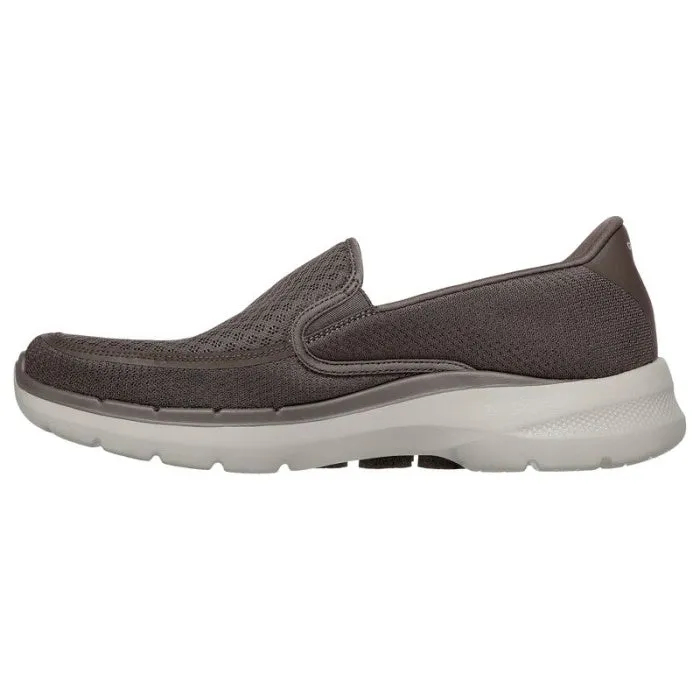 Skechers Mens Go Walk 6 Slip On Ovra Taupe