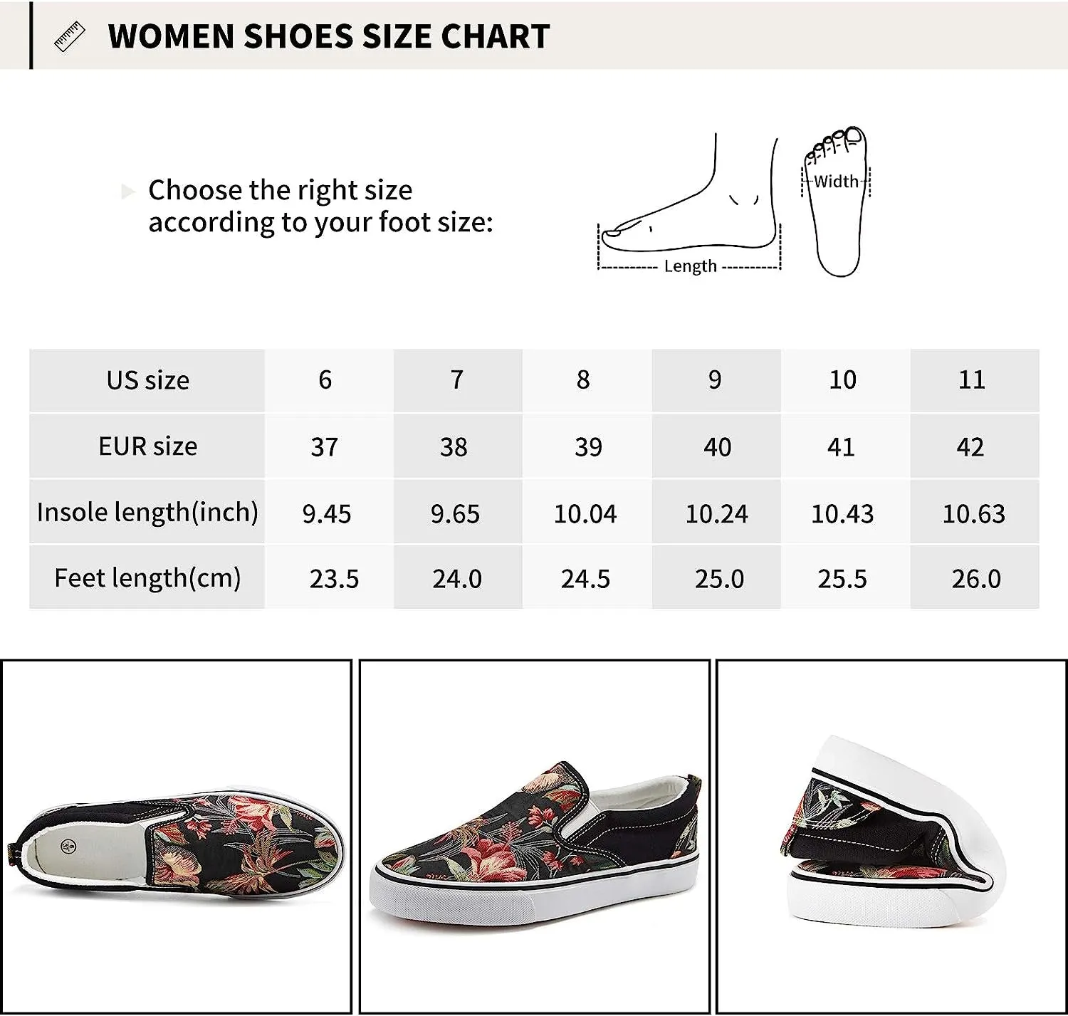 Women'S Slip on Shoes Fashion Canvas Sneakers Low Top Casual Shoes Non Slip Loafers